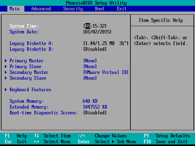 Переустановка windows xp bios